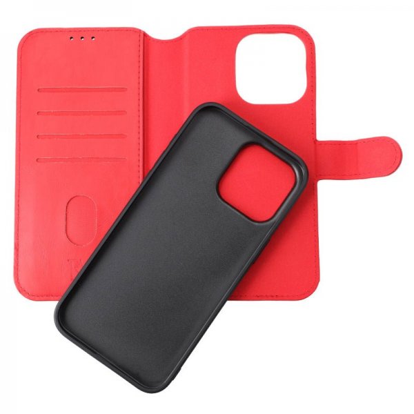 Rvelon iPhone 15 Pro Max -kotelo, magneettinen, irrotettava kuori, punainen