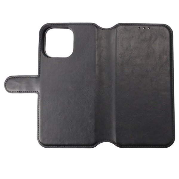 Rvelon iPhone 15 Pro Max -kotelo, magneettisesti irrotettava, musta
