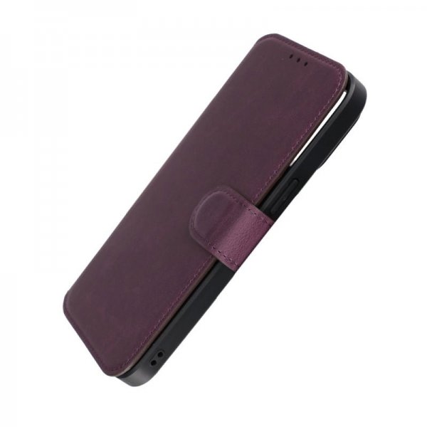 Rvelon iPhone 15 Pro Max suojakotelo 4 korttipaikkaa MagSafe violetti
