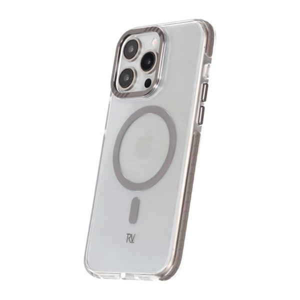Rvelon iPhone 15 Pro Max Kuori TPU MagSafe Harmaa