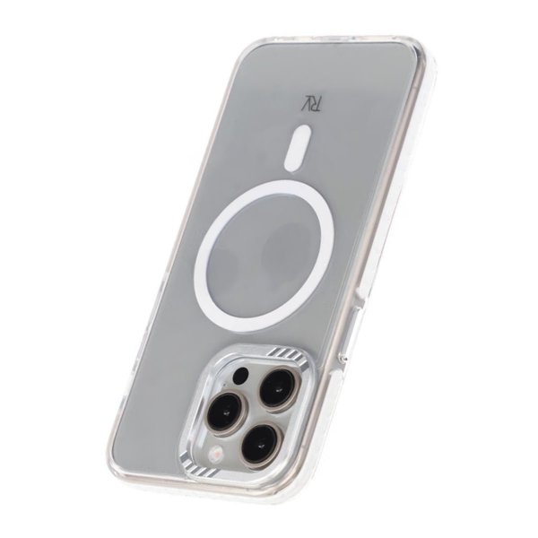 Rvelon iPhone 15 Pro Max Kuori Vahvistetuilla Kulmilla Valkoinen