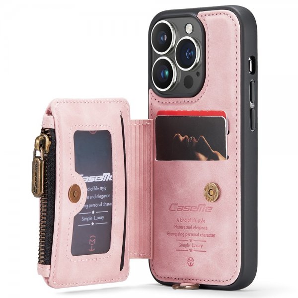 CaseMe iPhone 15 Pro Max -suojakuori, C20 Series, pinkki