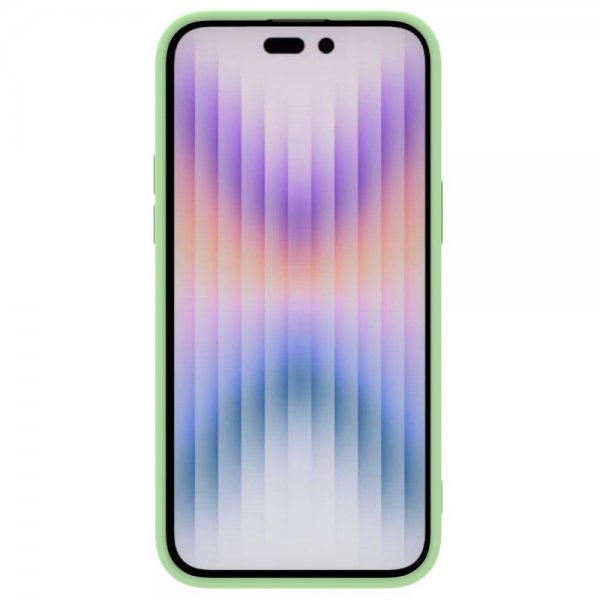 Nillkin iPhone 15 Pro Max CamShield Silky -suojakuori, vaaleanvihreä