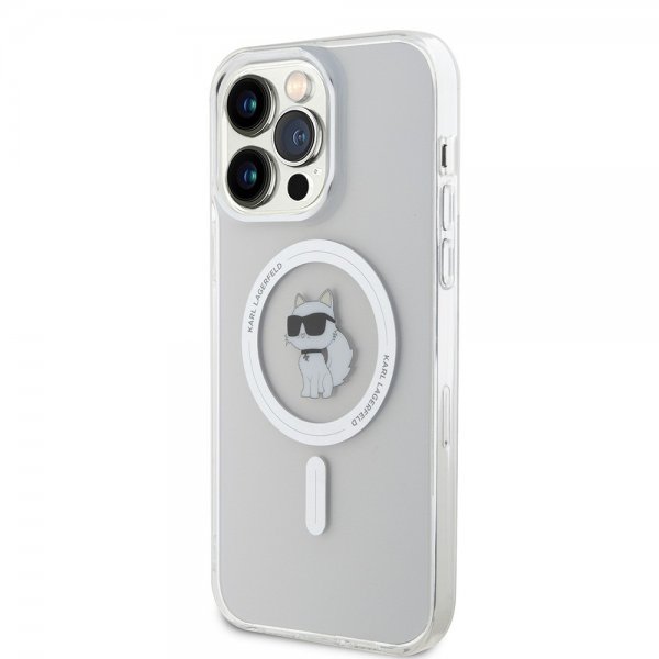 Karl Lagerfeld iPhone 15 Pro Max Kuori Choupette MagSafe Läpinäkyvä