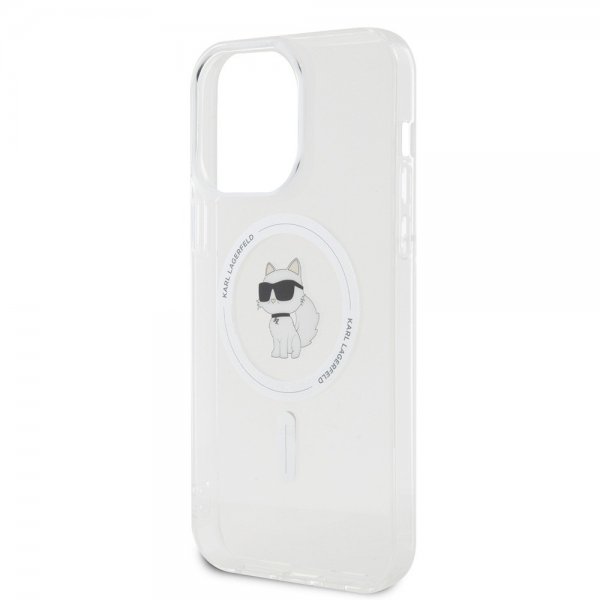 Karl Lagerfeld iPhone 15 Pro Max Kuori Choupette MagSafe Läpinäkyvä