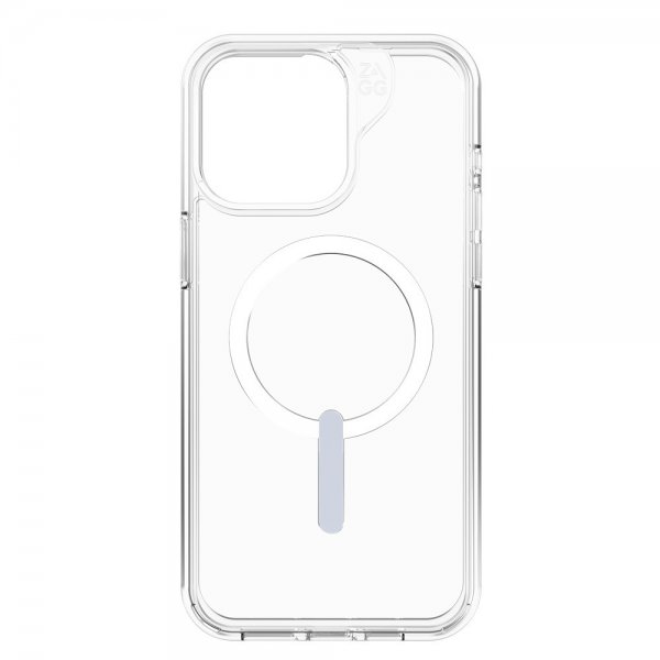 ZAGG iPhone 15 Pro Max -suojakuori Crystal Palace Snap, läpinäkyvä