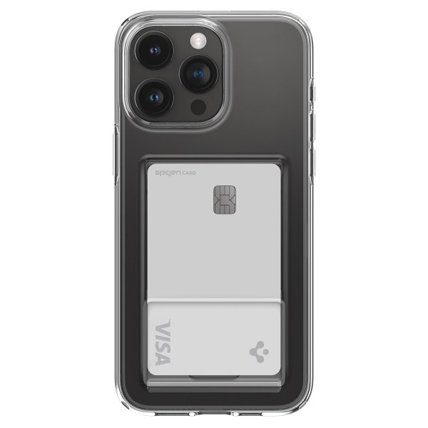 Spigen iPhone 15 Pro Max kuoret Crystal Slot Crystal Clear