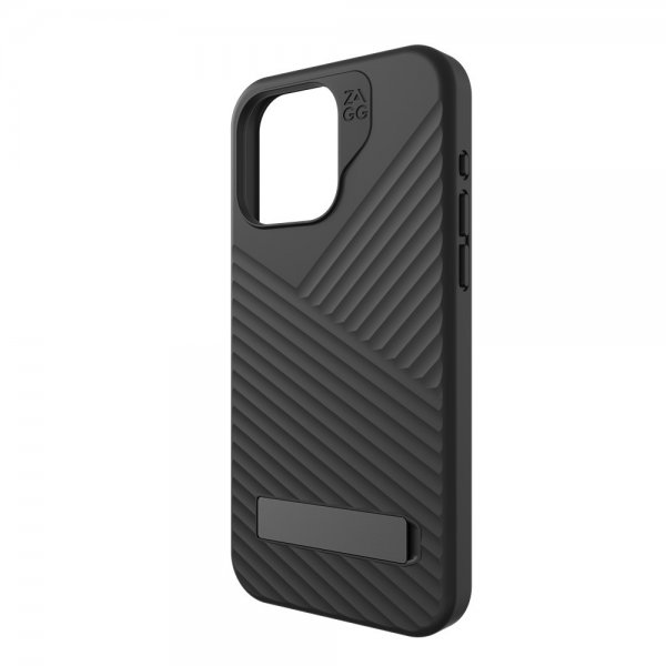 ZAGG iPhone 15 Pro Max Kuori Denali Snap Kickstand Musta