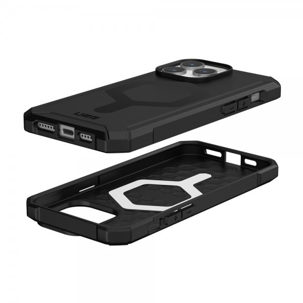 Urban Armor Gear (UAG) iPhone 15 Pro Max Kuori Essential Armor MagSafe Musta