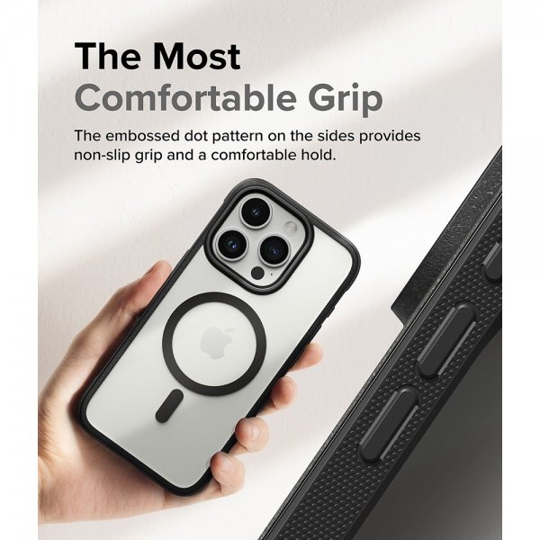 Ringke iPhone 15 Pro Max Kuori Fusion Bold Magnetic Matte Black