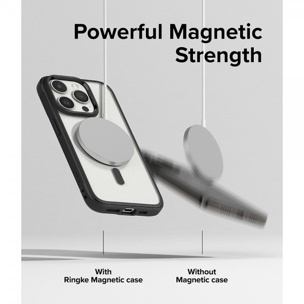 Ringke iPhone 15 Pro Max Kuori Fusion Bold Magnetic Matte Black