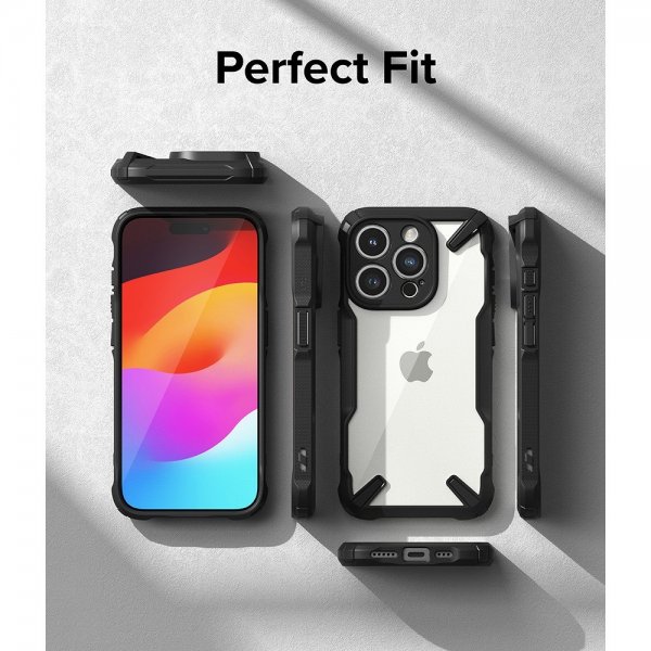 Ringke iPhone 15 Pro Max Kuori Fusion X Musta
