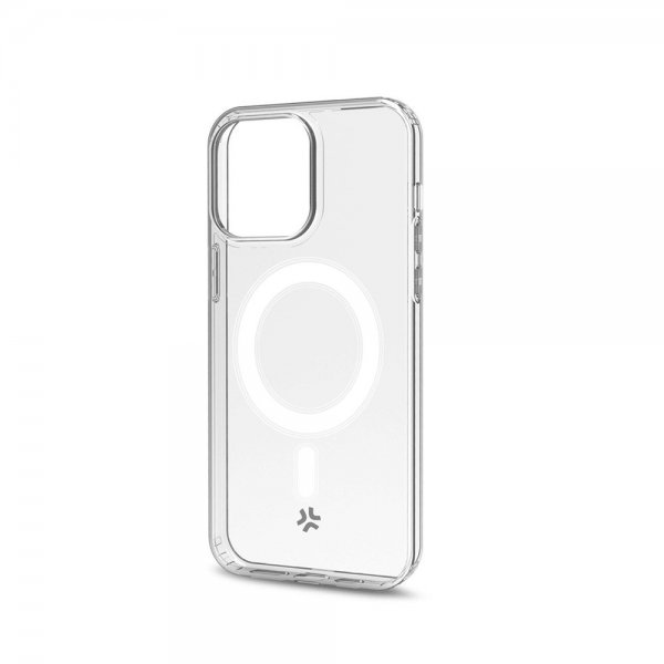 Celly iPhone 15 Pro Max -kuori GELSKINMAG MagSafe Transparentti