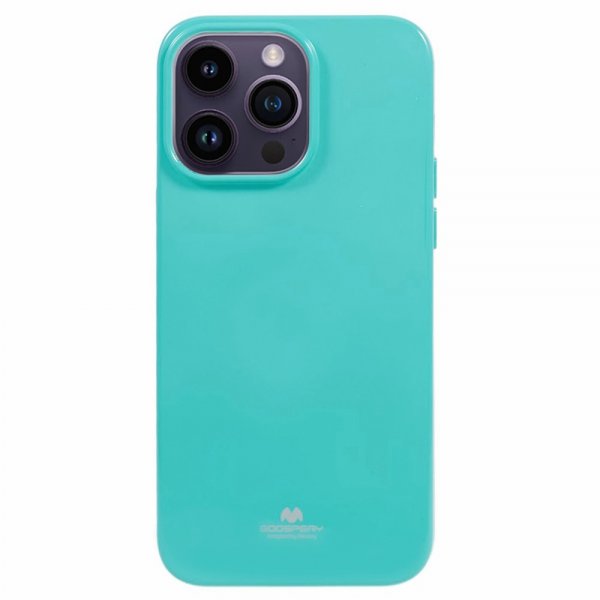 Mercury iPhone 15 Pro Max Kuori Jelly Glitter Syaani