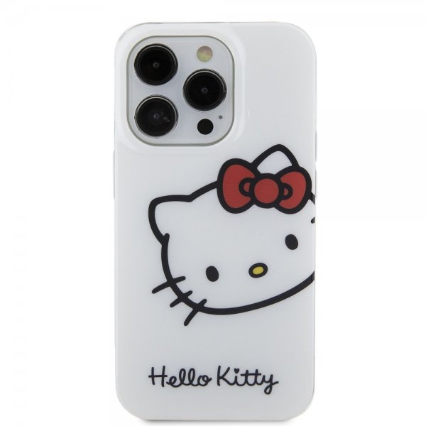 Hello Kitty iPhone 15 Pro Max Kuori Kitty Logo Valkoinen