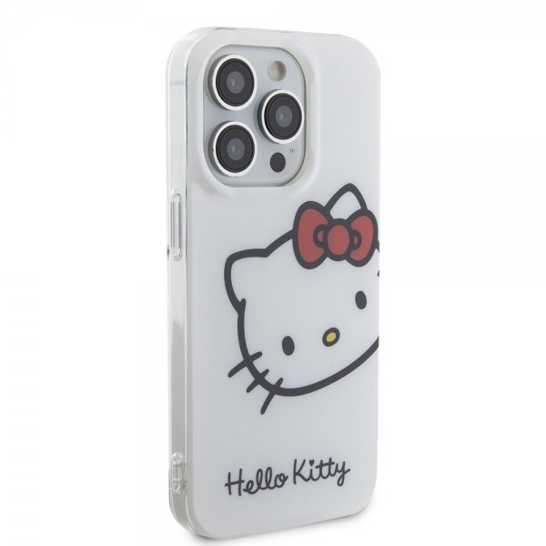 Hello Kitty iPhone 15 Pro Max Kuori Kitty Logo Valkoinen