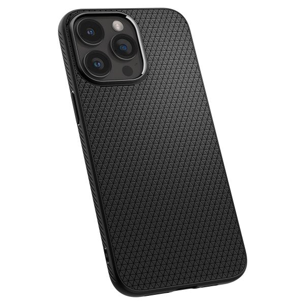 Spigen iPhone 15 Pro Max Kuori Liquid Air Mattamusta