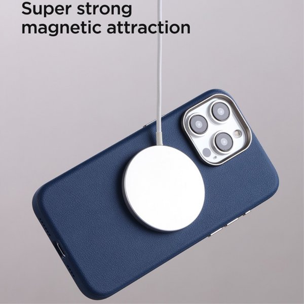 Joyroom iPhone 15 Pro Max Kuori Litsi Pattern Series MagSafe Sininen