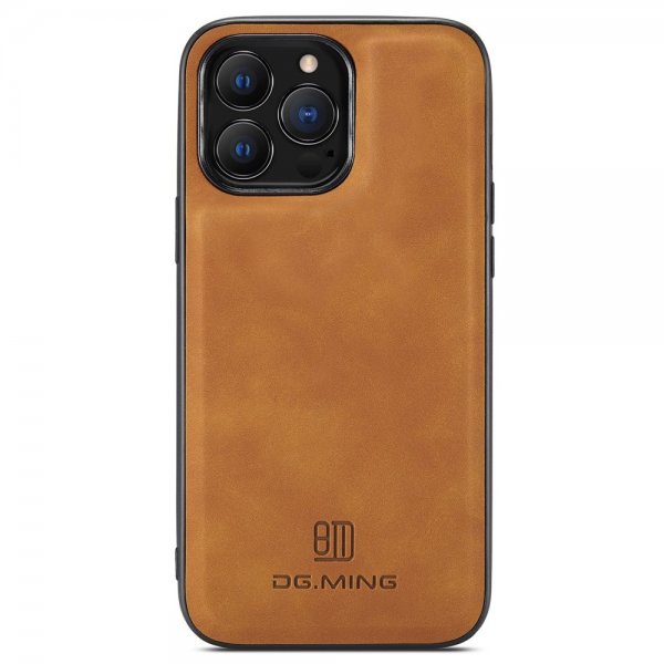 Dg.Ming iPhone 15 Pro Max Suojakuori M1 Series Irrotettava Korttipidike Ruskea