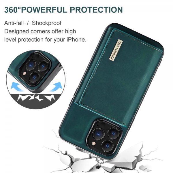 Dg.Ming iPhone 15 Pro Max Kuori M1-sarjan Irrotettava Korttipidike Vihreä