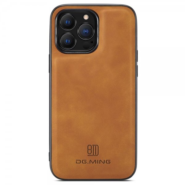 Dg.Ming iPhone 15 Pro Pro Max Kuori M2-sarjan Irrotettava Korttipidike Ruskea