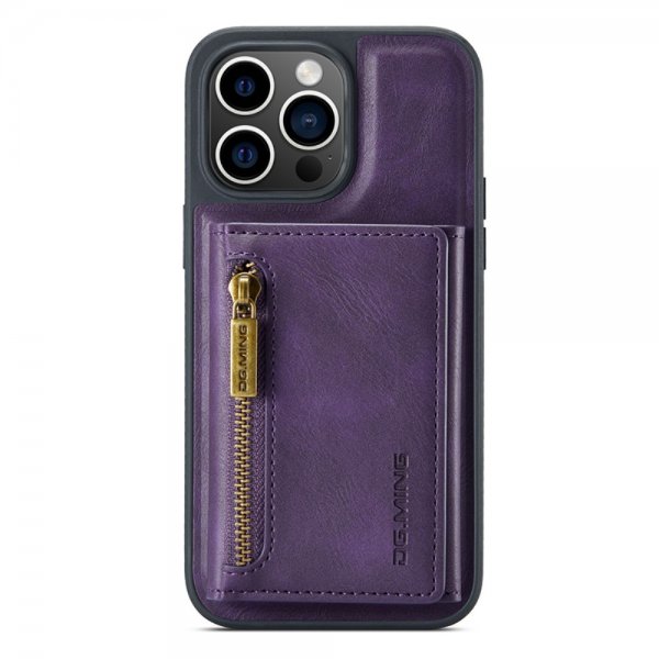 Dg.Ming iPhone 15 Pro Max -kuori, M5-sarja, irrotettava korttipidike, violetti