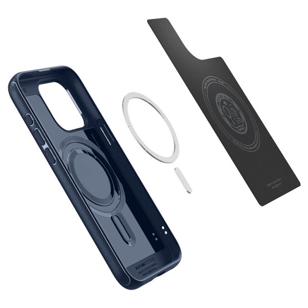 Spigen iPhone 15 Pro Max Kuori Mag Armor MagFit Navy Blue