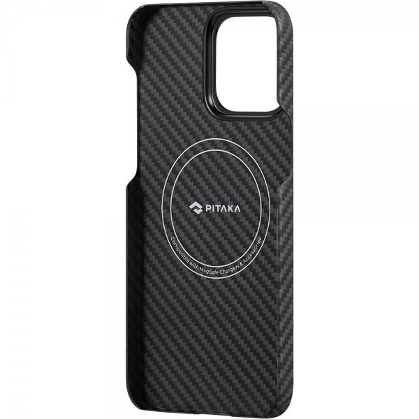 Pitaka iPhone 15 Pro Max Kuori MagEZ Case 4 Black/Grey Twill