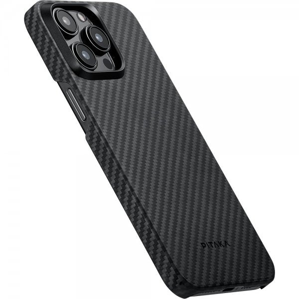 Pitaka iPhone 15 Pro Max Kuori MagEZ Case 4 Black/Grey Twill