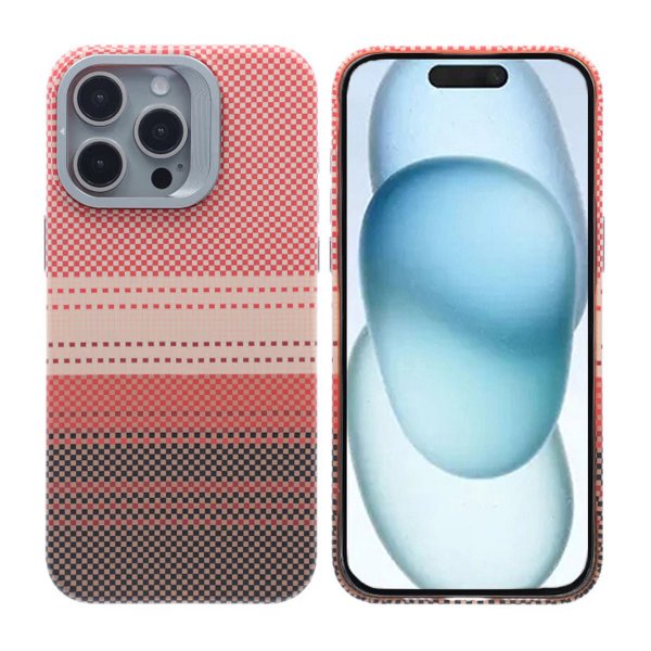 iPhone 15 Pro Max Kuori, jossa taitettava jalusta MagSafe Oranssi