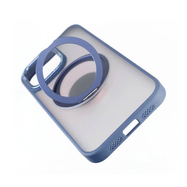 Rvelon iPhone 15 Pro Max Kuori Kääntyvä MagSafe Jalusta Sininen