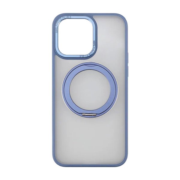Rvelon iPhone 15 Pro Max Kuori Kääntyvä MagSafe Jalusta Sininen