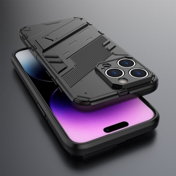 iPhone 15 Pro Max Kuori jalustalla Musta