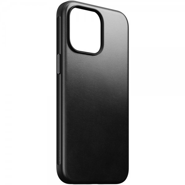 Nomad iPhone 15 Pro Max -suojakuori Modern Leather Case Horween, musta