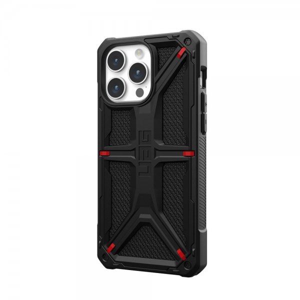 Urban Armor Gear (UAG) iPhone 15 Pro Max Kuori Monarch Kevlar Black