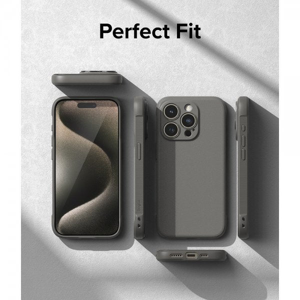 Ringke iPhone 15 Pro Max -suojakuori Onyx Gray