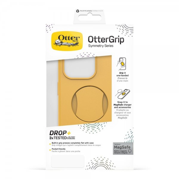 Otterbox iPhone 15 Pro Max -suojakuori OtterGrip Symmetry MagSafe Aspen Gleam
