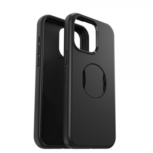 Otterbox iPhone 15 Pro Max Suojakuori OtterGrip Symmetry MagSafe Musta