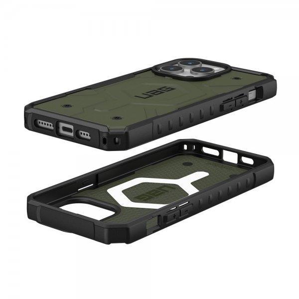 Urban Armor Gear (UAG) iPhone 15 Pro Max -suojakuori Pathfinder MagSafe Olive Drab