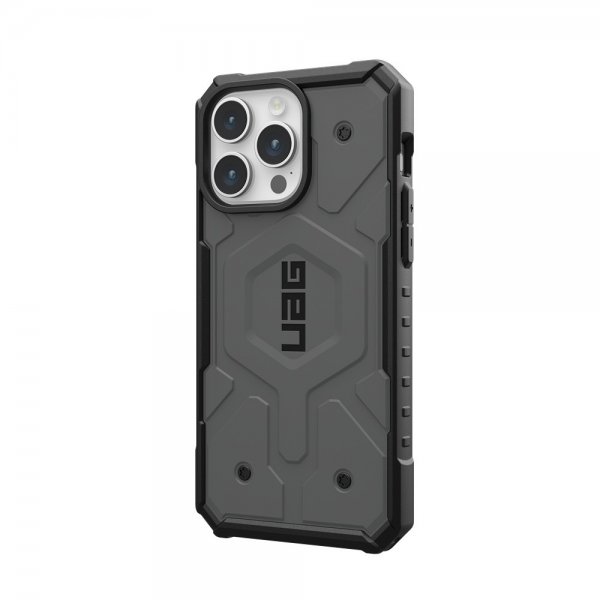 Urban Armor Gear (UAG) iPhone 15 Pro Max Kuori Pathfinder MagSafe Silver