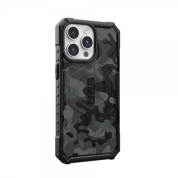 Urban Armor Gear (UAG) iPhone 15 Pro Max -suojakuori Pathfinder SE MagSafe Midnight Camo