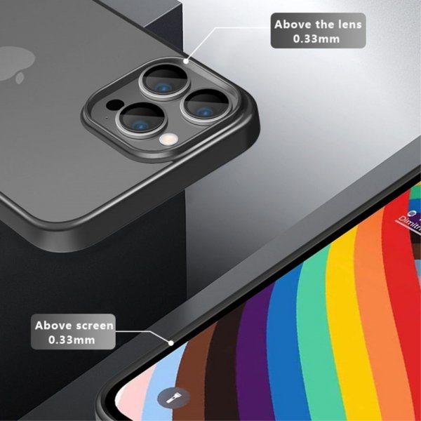 X-Level iPhone 15 Pro Max Kuori Kullattu Reuna Kulta