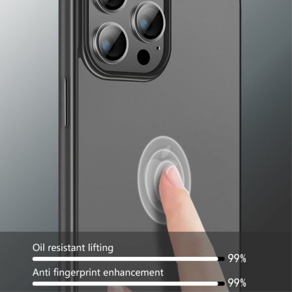 X-Level iPhone 15 Pro Max Kuori Kullattu Reuna Kulta