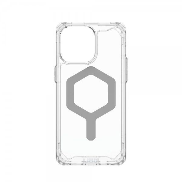 Urban Armor Gear (UAG) iPhone 15 Pro Max Kuori Plyo MagSafe Ice Silver