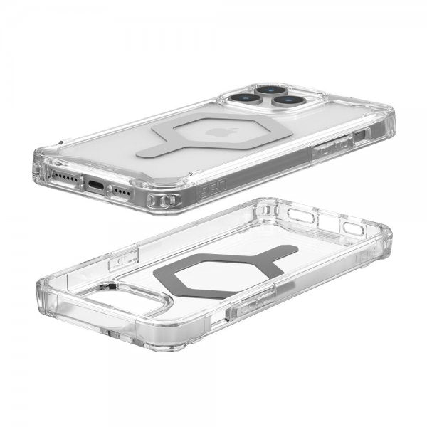 Urban Armor Gear (UAG) iPhone 15 Pro Max Kuori Plyo MagSafe Ice Silver