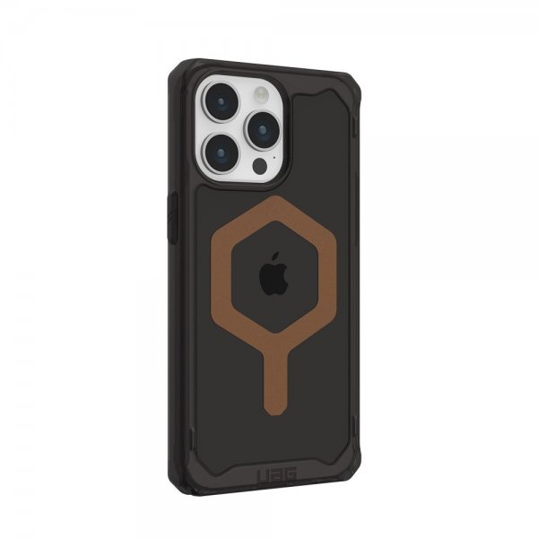 Urban Armor Gear (UAG) iPhone 15 Pro Max -suojakuori Plyo MagSafe, musta/pronssi
