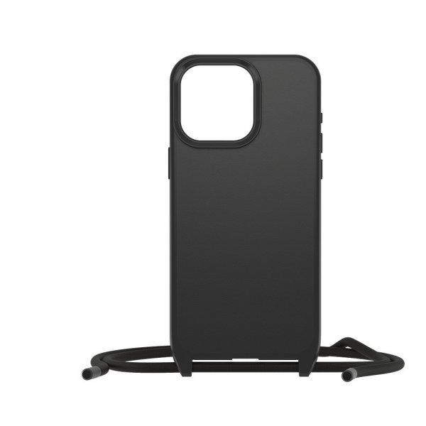 Otterbox iPhone 15 Pro Max Kuori React Necklace MagSafe Musta