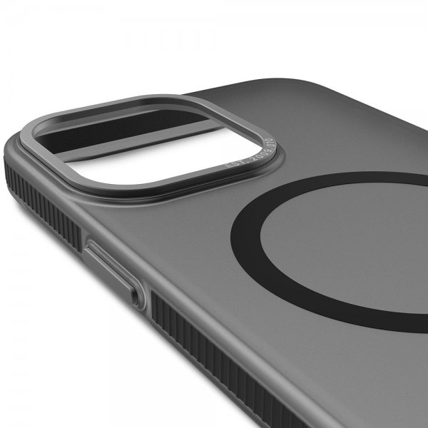 Decoded iPhone 15 Pro Max Kuori Kierrätetty Muovi Läpinäkyvä Musta