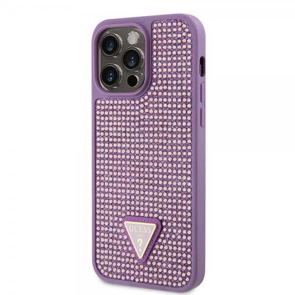 Guess iPhone 15 Pro Max Kuori Rhinestone Lila