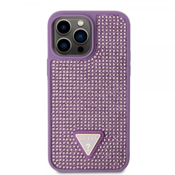 Guess iPhone 15 Pro Max Kuori Rhinestone Lila